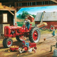 Anti-Pill Farmall Friends Panel Fleece B673