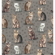 Premium Anti-Pill Purrfect Cats Fleece 455