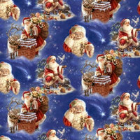 Anti-Pill Santa Chimney By Dona Gelsinger Fleece 461