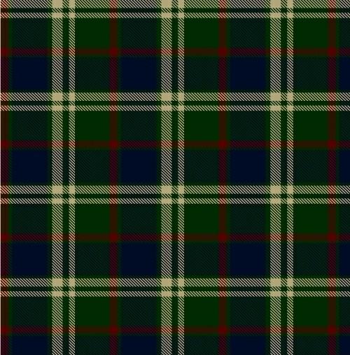 Anti-Pill London Plaid Navy Fleece 483
