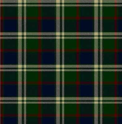 Anti-Pill London Plaid Navy Fleece 483