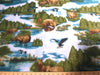 Premium Anti-Pill Mountain Deer & Bear Fleece 522