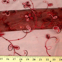 SWATCHES Embroidered Flower Sequins Organza