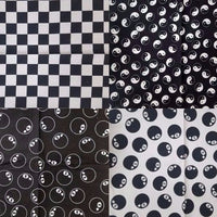 Checkered & 8 Ball Print Bandanas