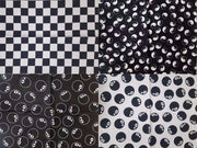 Checkered & 8 Ball Print Bandanas