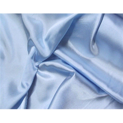 Stretch Charmeuse Satin Baby Blue
