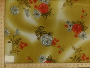 Koshibo Prints Mustard Red Rose KO-4