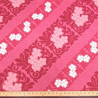 SWATCHES Red/Pink Hawaiian Floral Prints