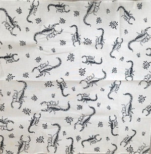 Chinese Scorpions & Dragons Bandanas