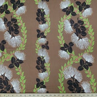 SWATCHES Grey/Brown Hawaiian Floral Prints