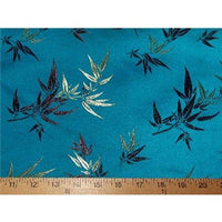 Chinese Bamboo Brocade Turquoise