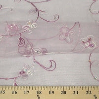 SWATCHES Embroidered Flower Sequins Organza