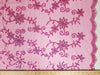 SWATCHES Colored Fancy Embroidery Mesh Lace