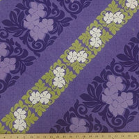 SWATCHES Purple Hawaiian Floral Prints