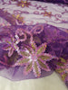 SWATCHES Colored Fancy Embroidery Mesh Lace