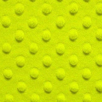Minky Dimple Dot Fur YELLOW