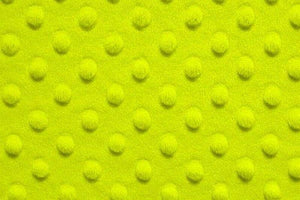 Minky Dimple Dot Fur YELLOW
