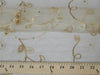 Embroidered Flower Sequins Organza LIGHT GOLD EM-6