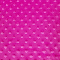 Minky Dimple Dot Fur DARK FUCHSIA