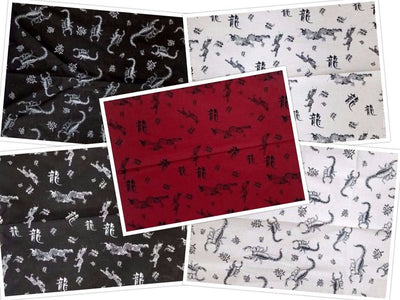 Chinese Scorpions & Dragons Bandanas