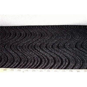 Upholstery Swirl Velvet Black