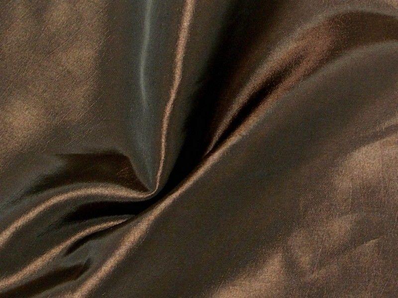 Two Tone Dress Taffeta Coffee Bean
