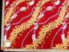 SWATCHES Red/Pink Hawaiian Floral Prints