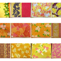 SWATCHES Yellow Hawaiian Floral Prints