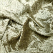 Crushed Panne Velour Velvet Taupe