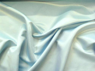Dull Bridal Satin/Lamour Satin (peau de soie) BABY BLUE
