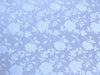 Floral Satin Brocade Sky Blue/baby blue