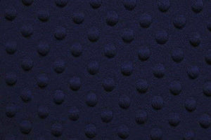 Minky Dimple Dot Fur NAVY BLUE