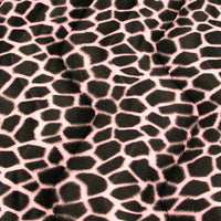 Giraffe Spots Velboa Fur