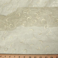 SWATCHES Embroidered Organza