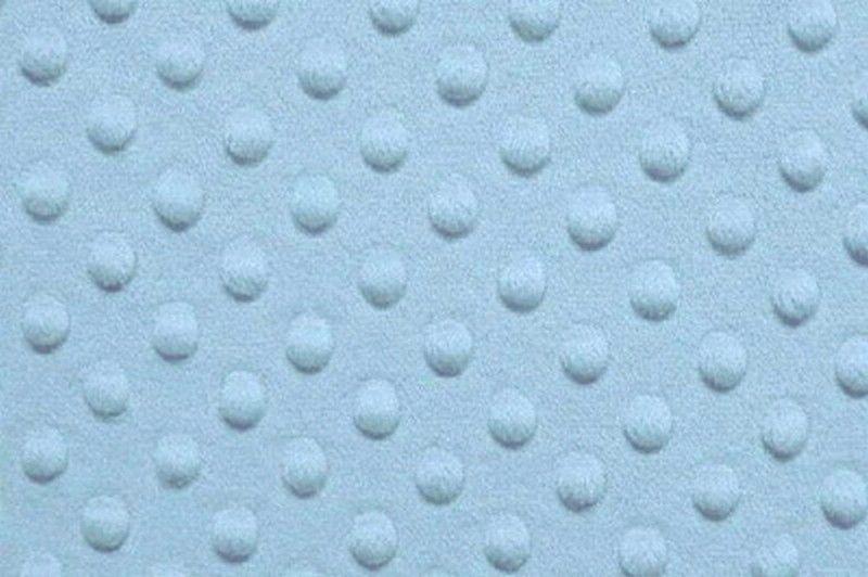 Minky Dimple Dot Fur LIGHT BLUE