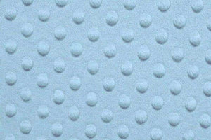 Minky Dimple Dot Fur LIGHT BLUE
