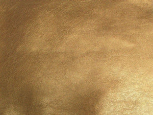 Upholstery Metallic Faux Leather Copper "LAST PIECE MEASURES 33 INCHES"