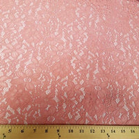 Floral Daisy Stretch Lace MAUVE SL-79