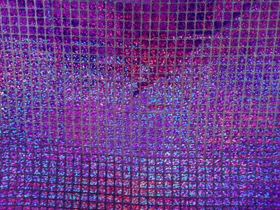 Hologram Square Sequins PURPLE HS-8