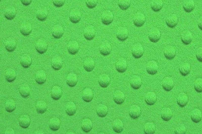 Minky Dimple Dot Fur LIME