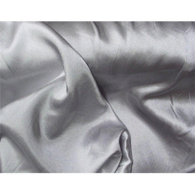 Stretch Charmeuse Satin Silver