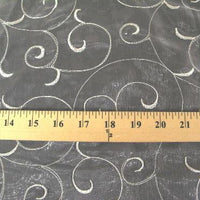 Embroidered Organza Ivory