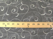 Embroidered Organza Ivory