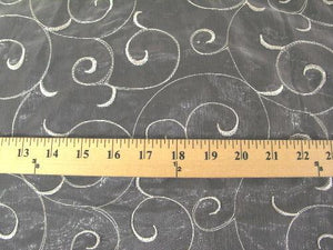 Embroidered Organza Ivory