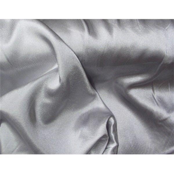 Charmeuse Silky Satin 58 Inch Width SILVER