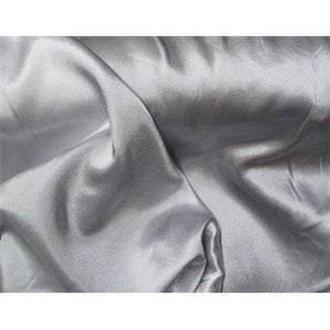 Charmeuse Silky Satin 58 Inch Width SILVER