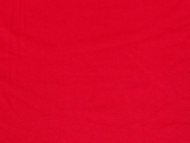 10 Ounce Cotton Jersey Spandex Knit RED 75 YARD ROLL