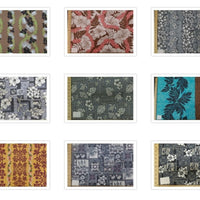 SWATCHES Grey/Brown Hawaiian Floral Prints