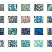SWATCHES Blue/Turquoise Hawaiian Floral Prints