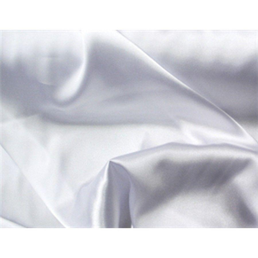 Stretch Charmeuse Satin White "LAST PIECE MEASURES 1 YARD 30 INCHES"